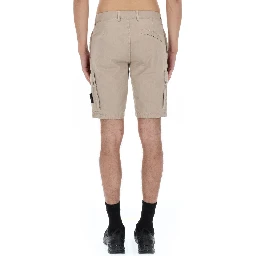 CARGO SHORTS WITH LOGO PATCH