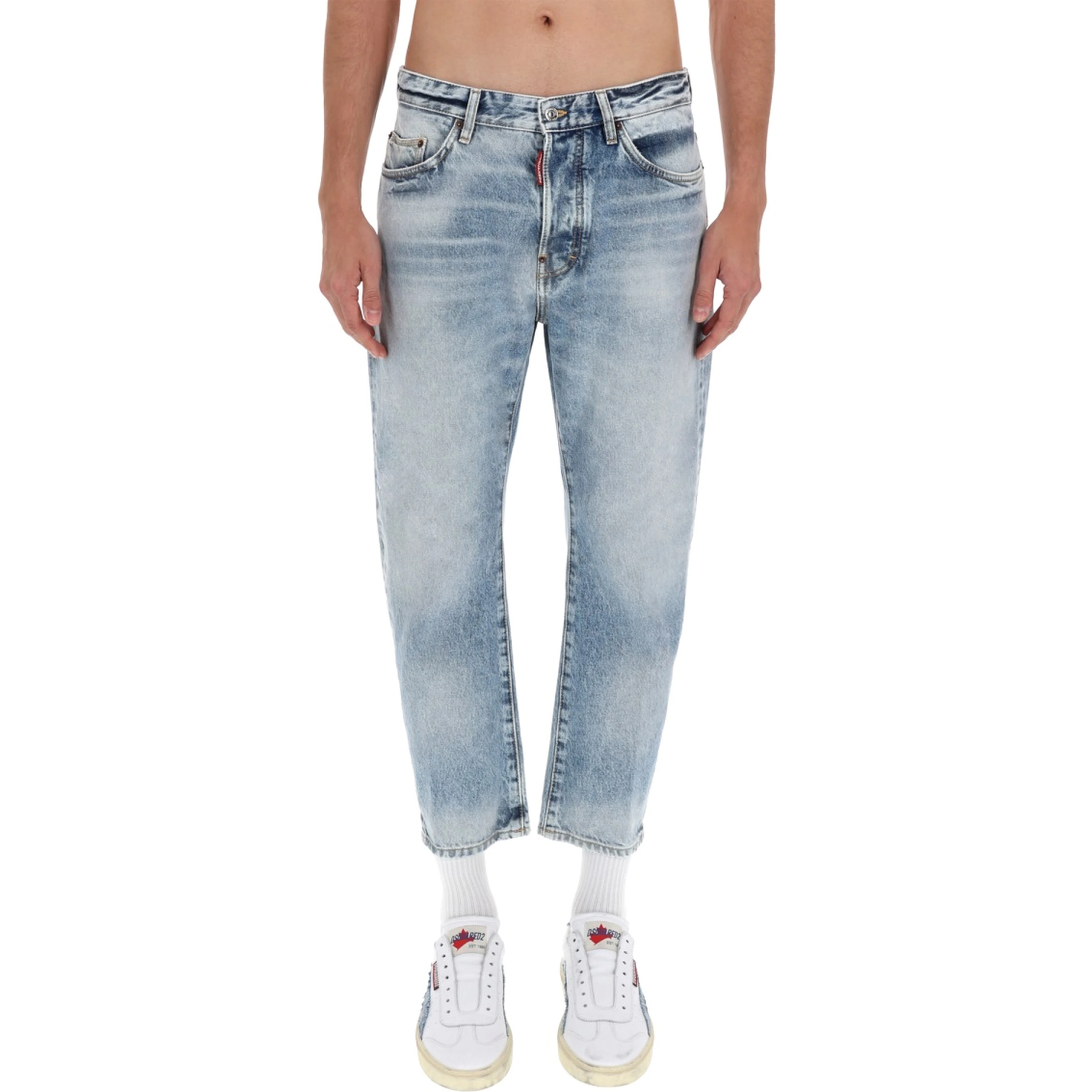 COTTON DENIM JEANS