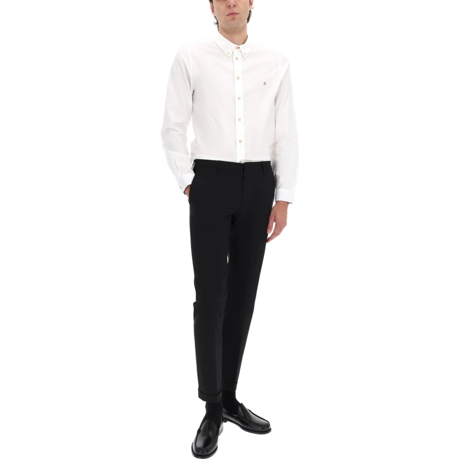 COTTON TAILORED PANTS