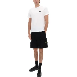 CARGO SHORTS WITH LOGO PATCH