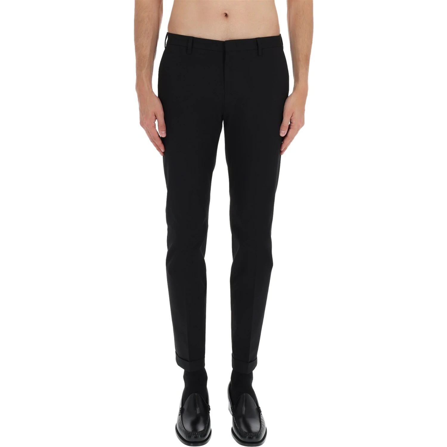 COTTON TAILORED PANTS