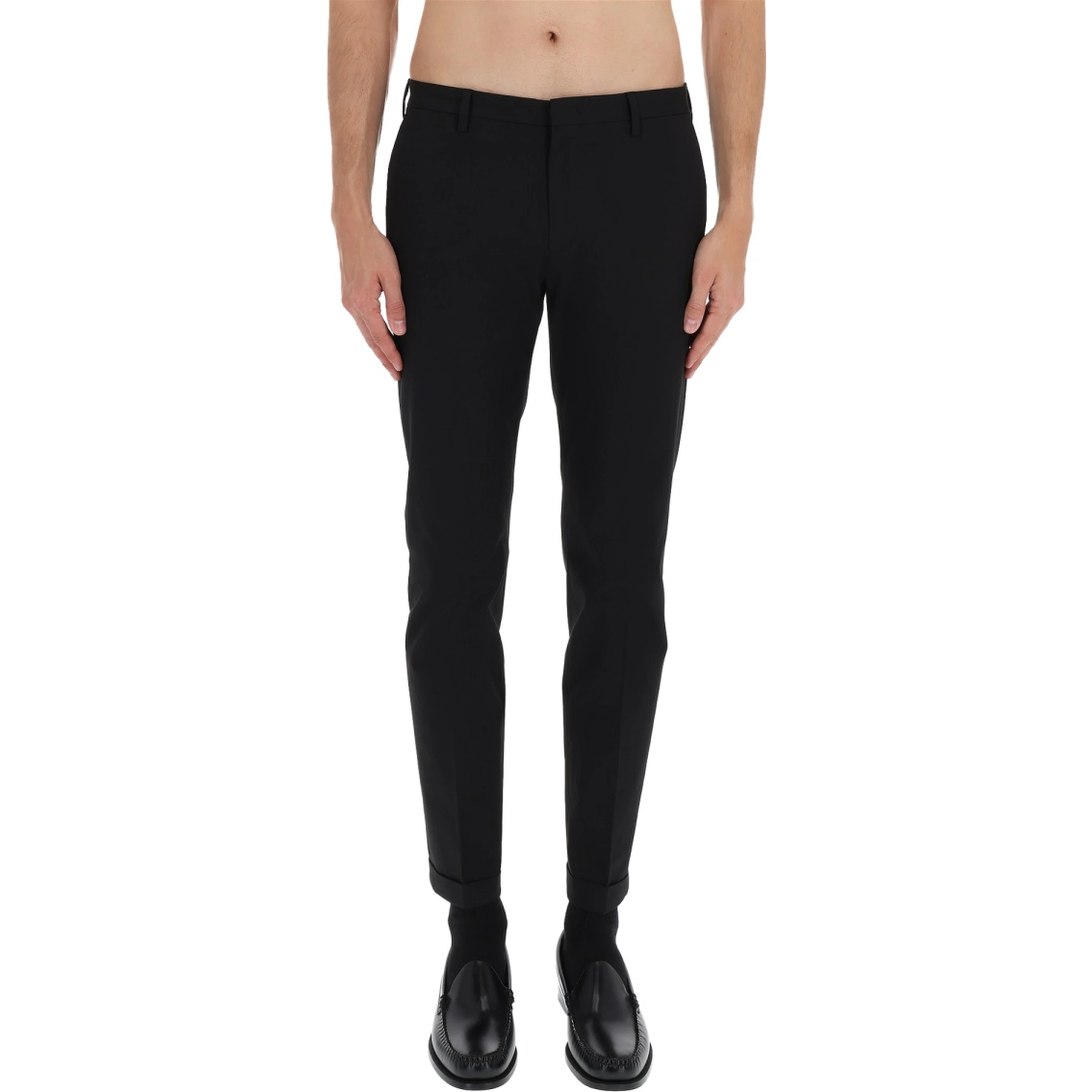 COTTON TAILORED PANTS
