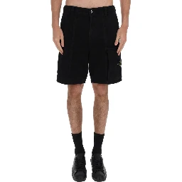 CARGO SHORTS WITH LOGO PATCH
