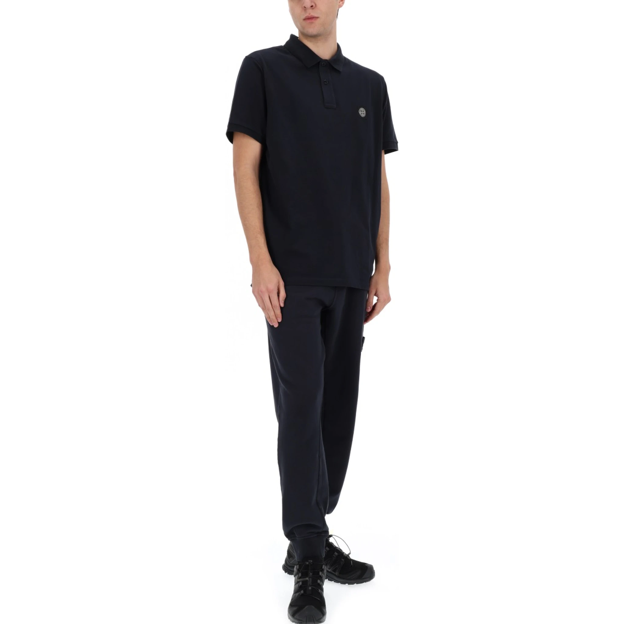 JOGGER PANTS WITH LOGO PATCH