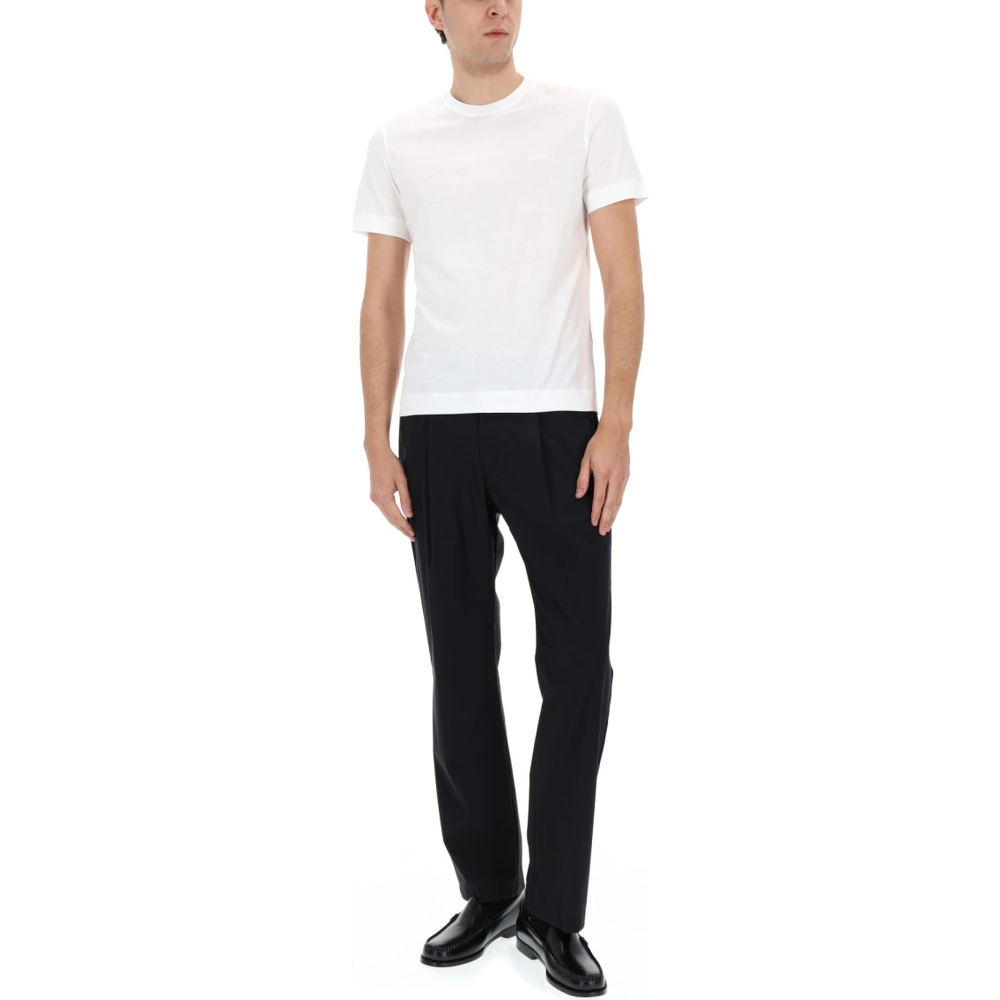 WOOL BLEND TAILORED PANTS