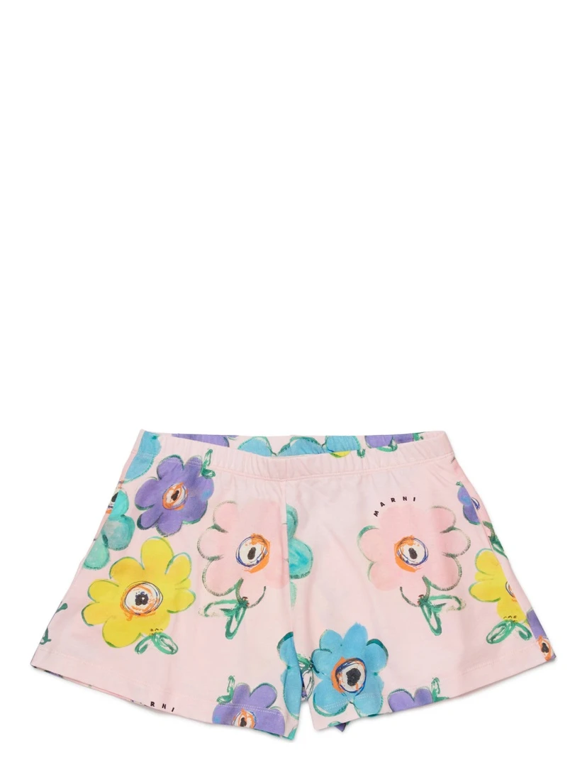 "FLOWERS" BERMUDA SHORTS