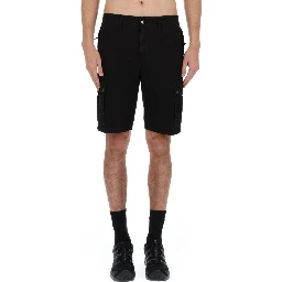 CARGO SHORTS WITH LOGO PATCH