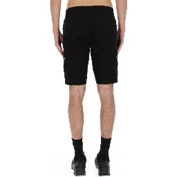 CARGO SHORTS WITH LOGO PATCH