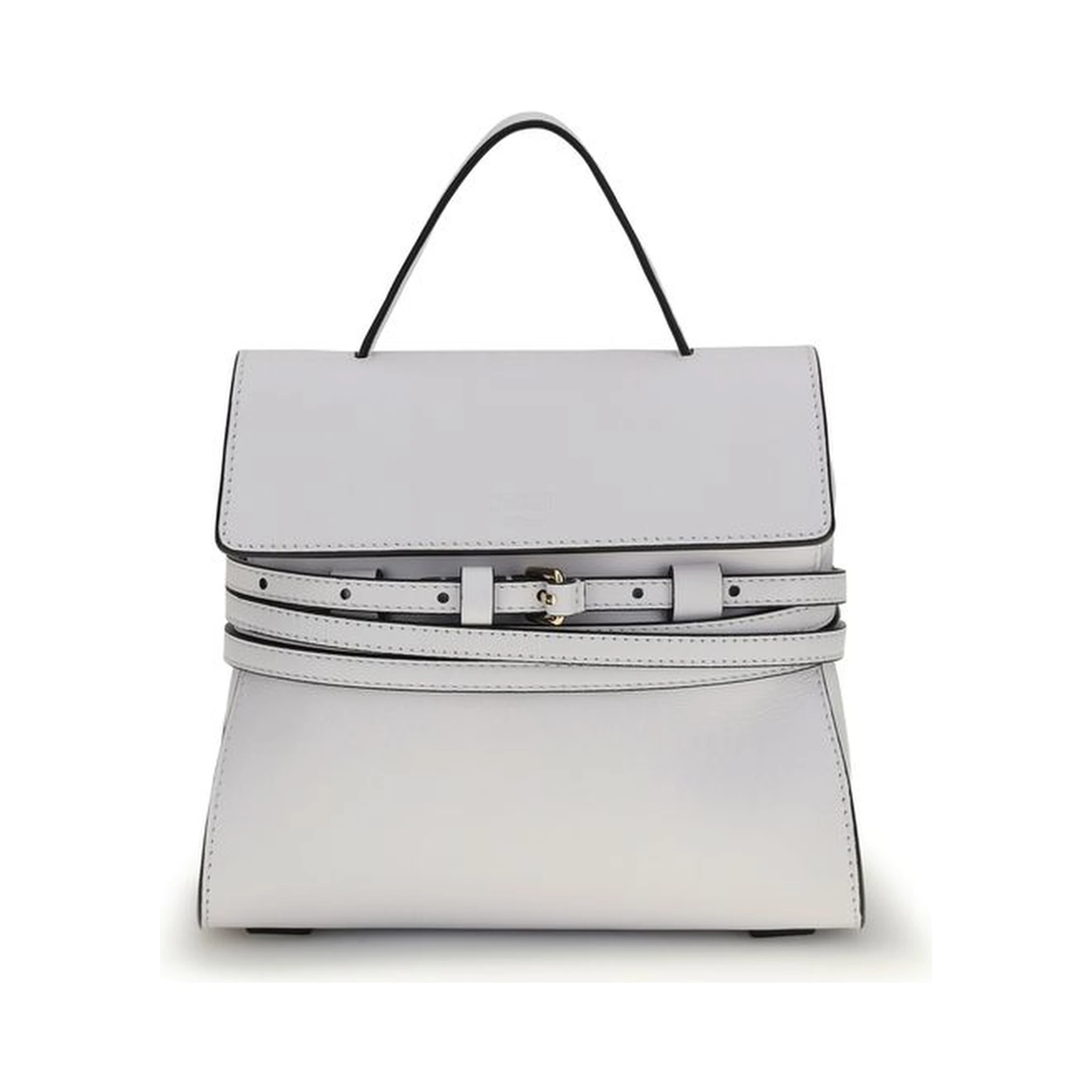 White Calf Leather Bos Taurus Handbag