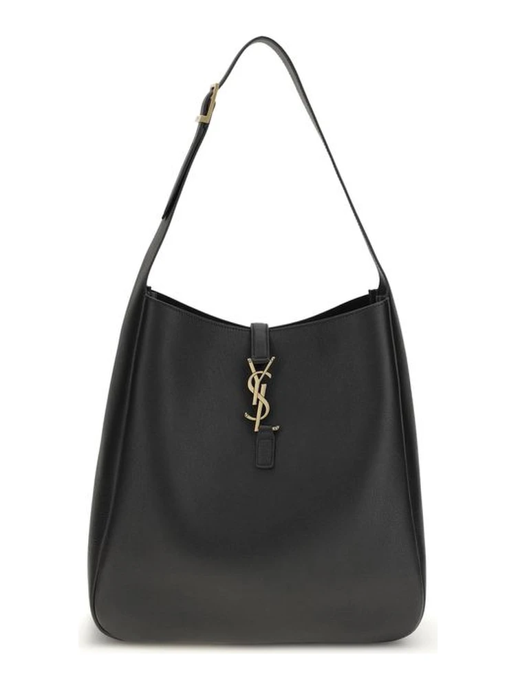 Black Calf Leather Bos Taurus Shoulder Bag