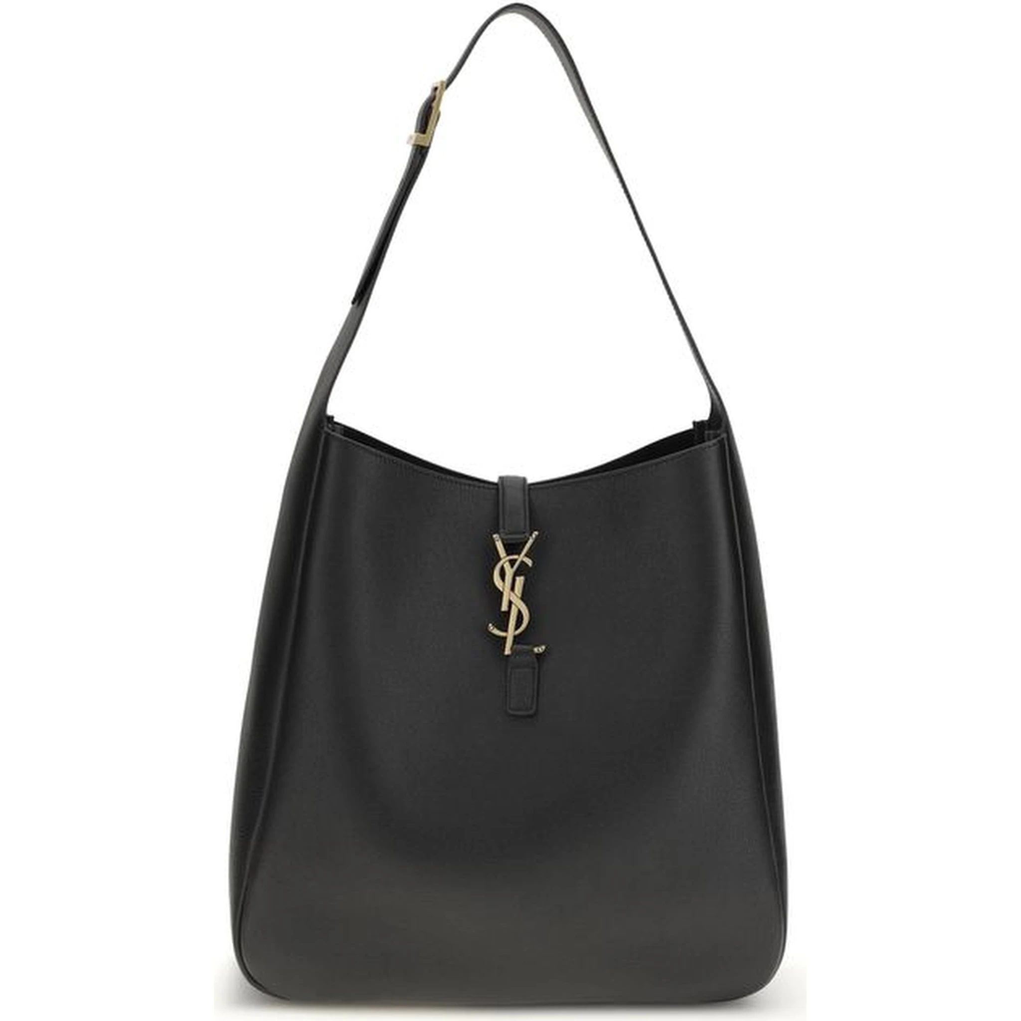 Black Calf Leather Bos Taurus Shoulder Bag
