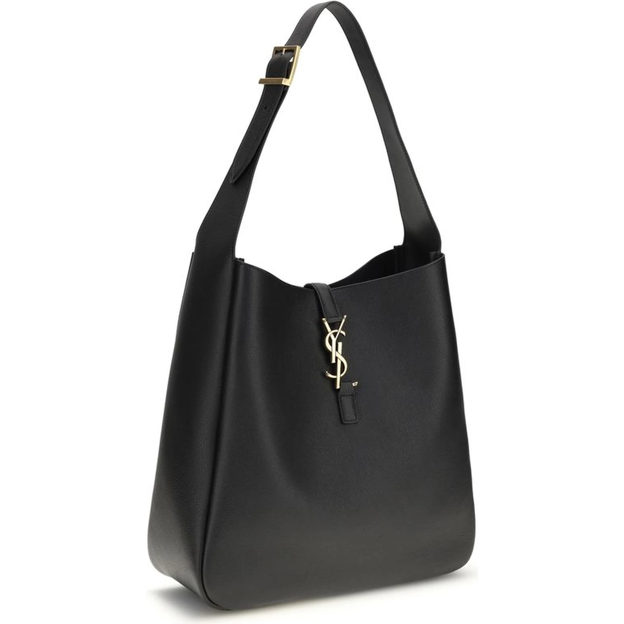 Black Calf Leather Bos Taurus Shoulder Bag