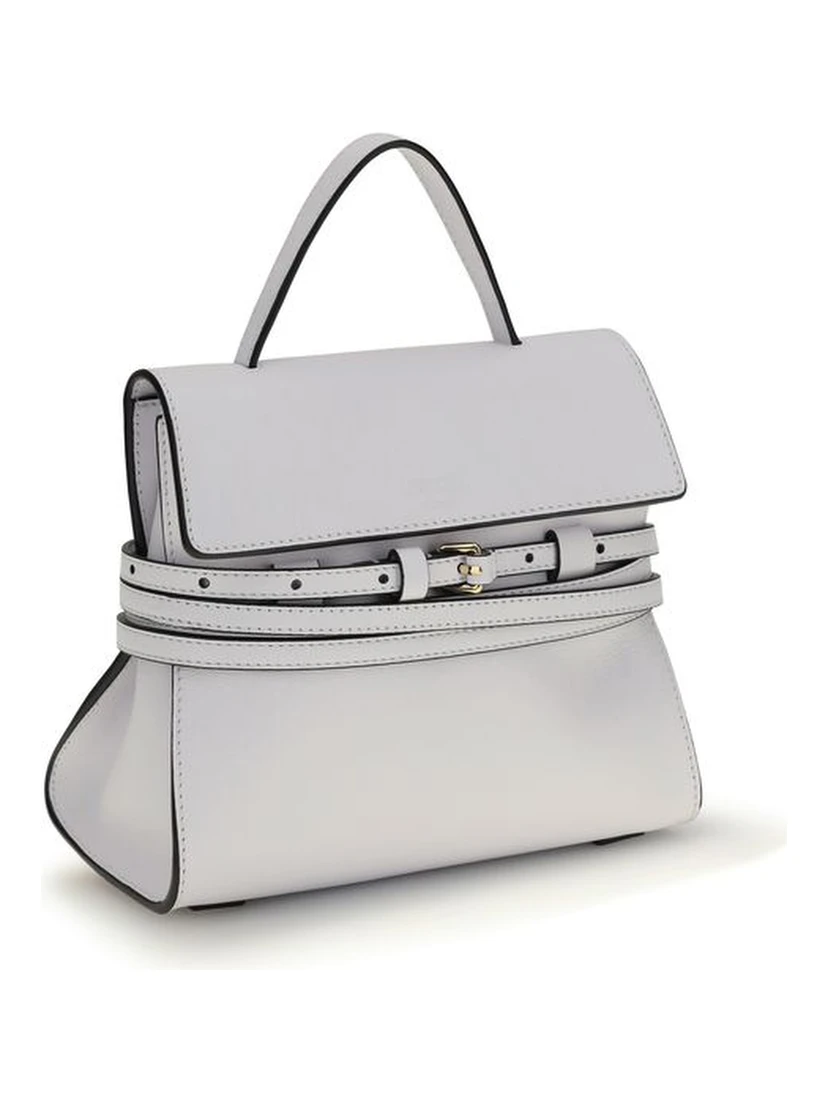 White Calf Leather Bos Taurus Handbag