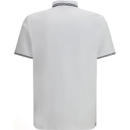 White Cotton Polo Shirt