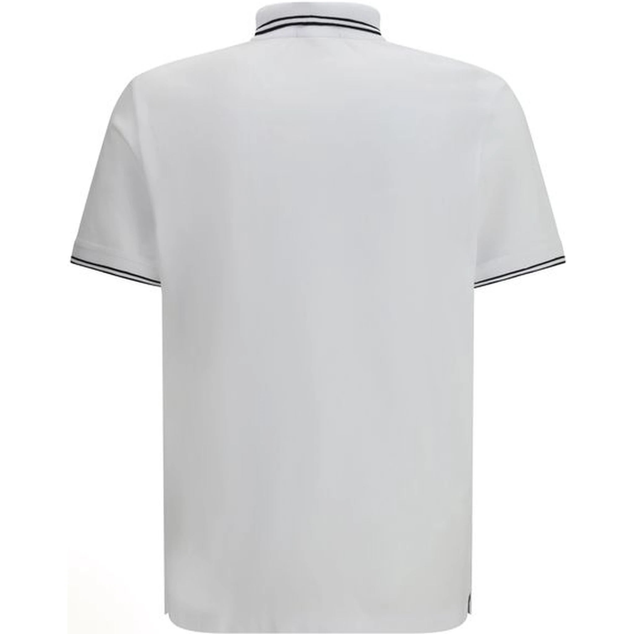 White Cotton Polo Shirt