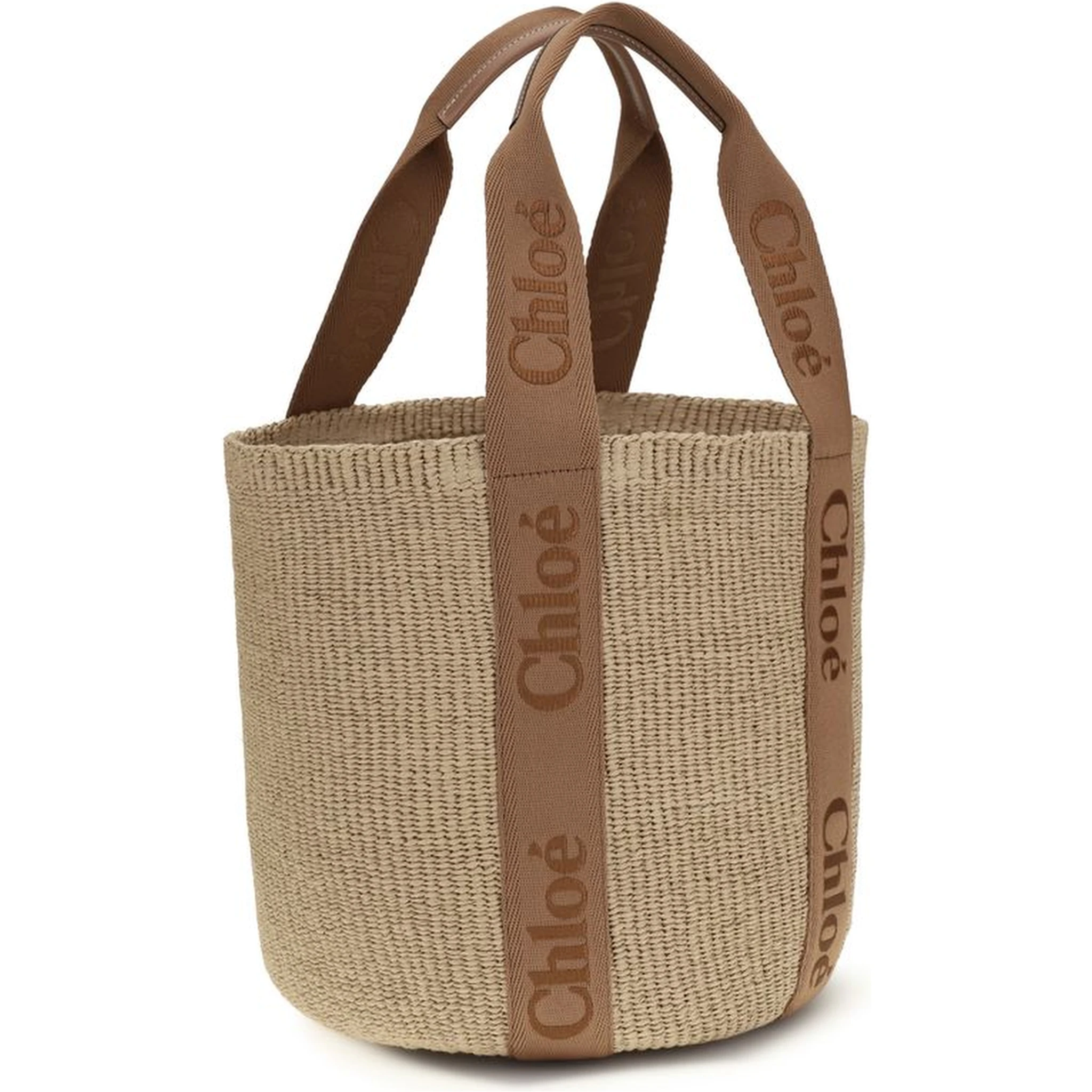Beige Raffia Handbag