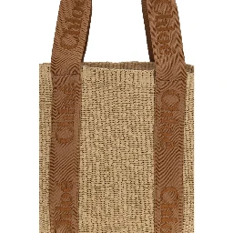 Beige Raffia Handbag