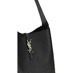 Black Calf Leather Bos Taurus Shoulder Bag