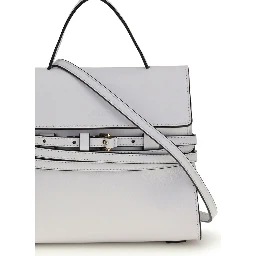 White Calf Leather Bos Taurus Handbag