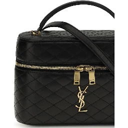 Black Calf Leather Bos Taurus Shoulder Bag