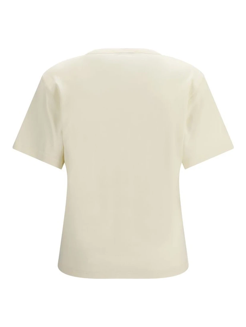Beige Cotton T-Shirt