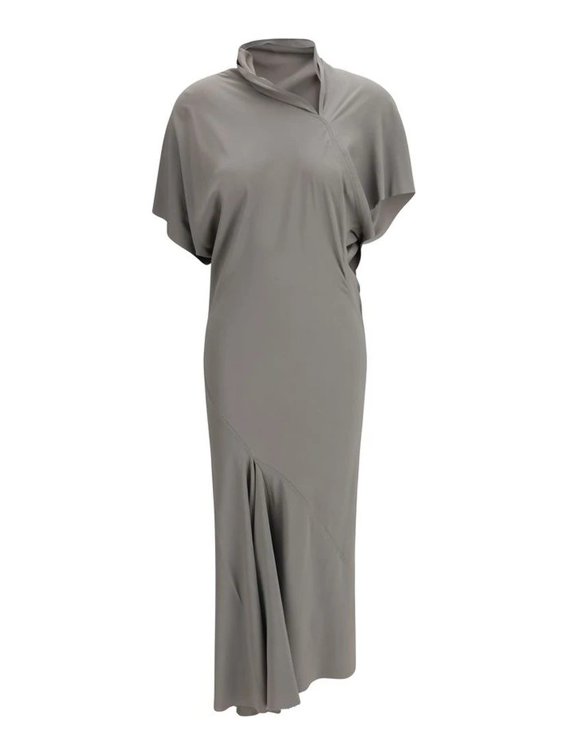 Gray Acetate Casual Dress
