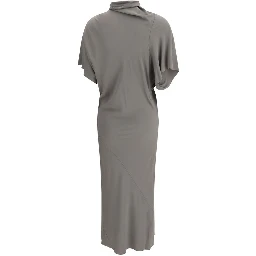 Gray Acetate Casual Dress