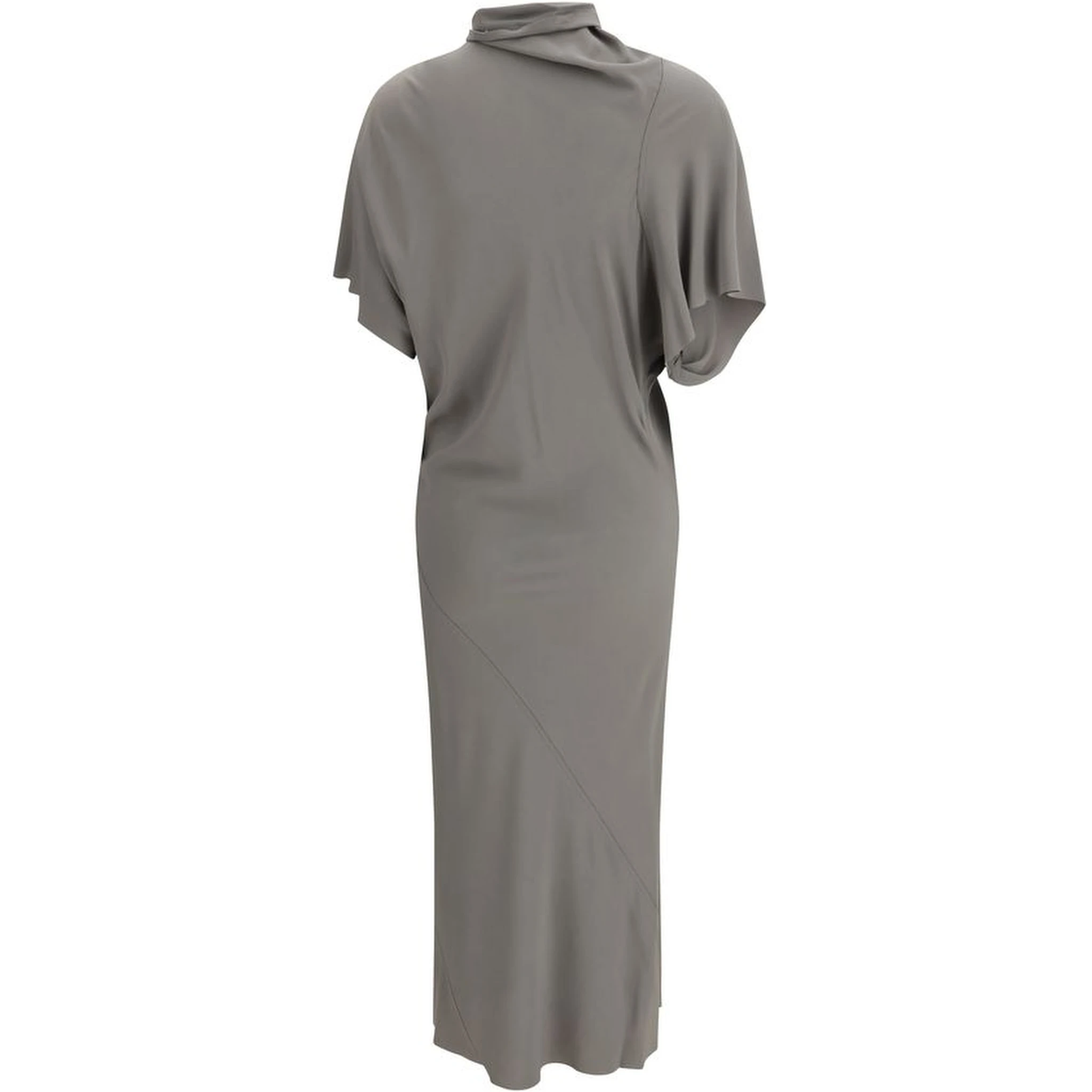 Gray Acetate Casual Dress