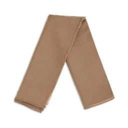 Beige Silk Scarf