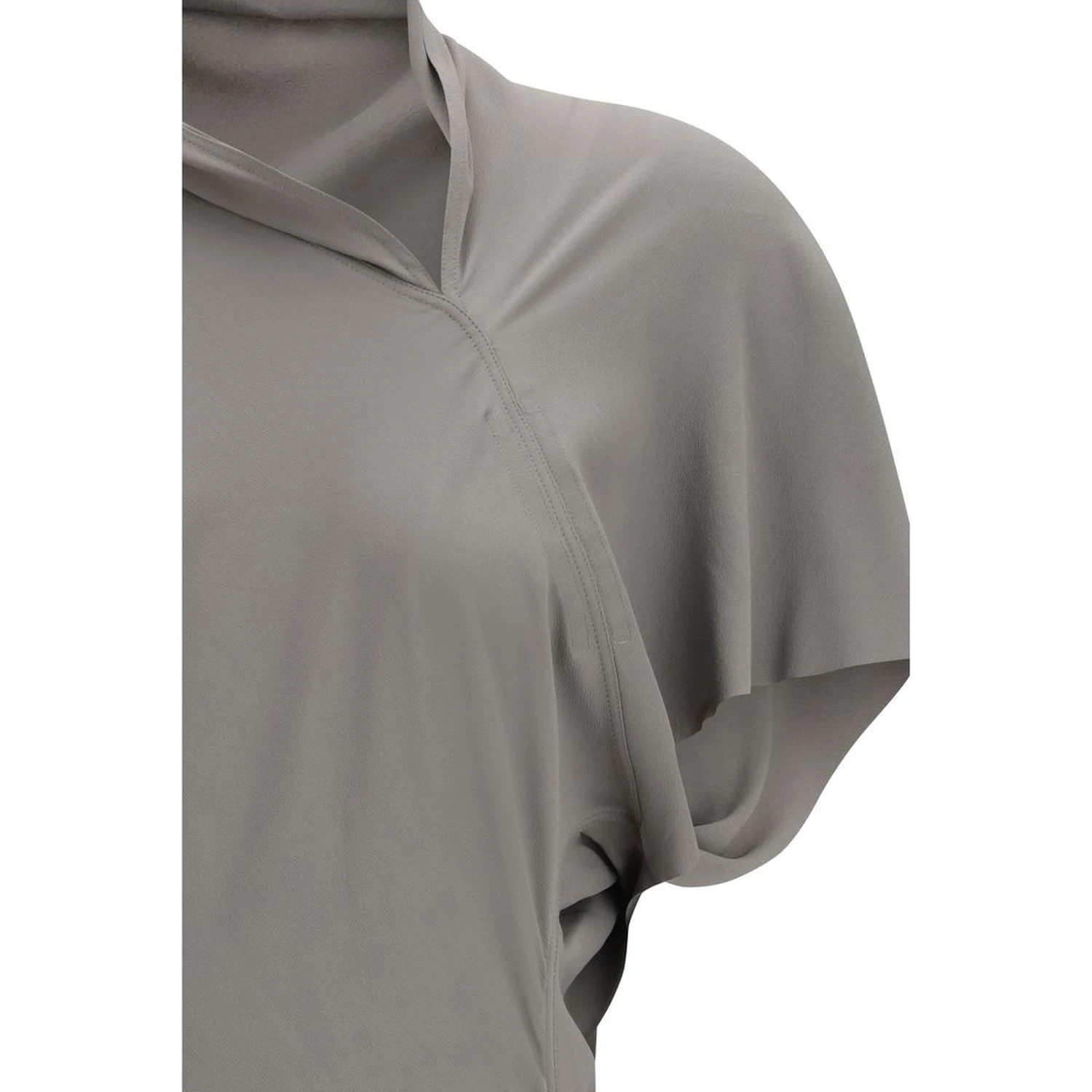 Gray Acetate Casual Dress