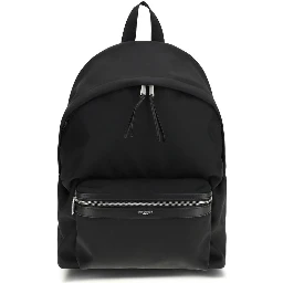 Black Fabric Backpack