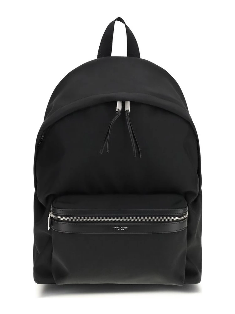 Black Fabric Backpack