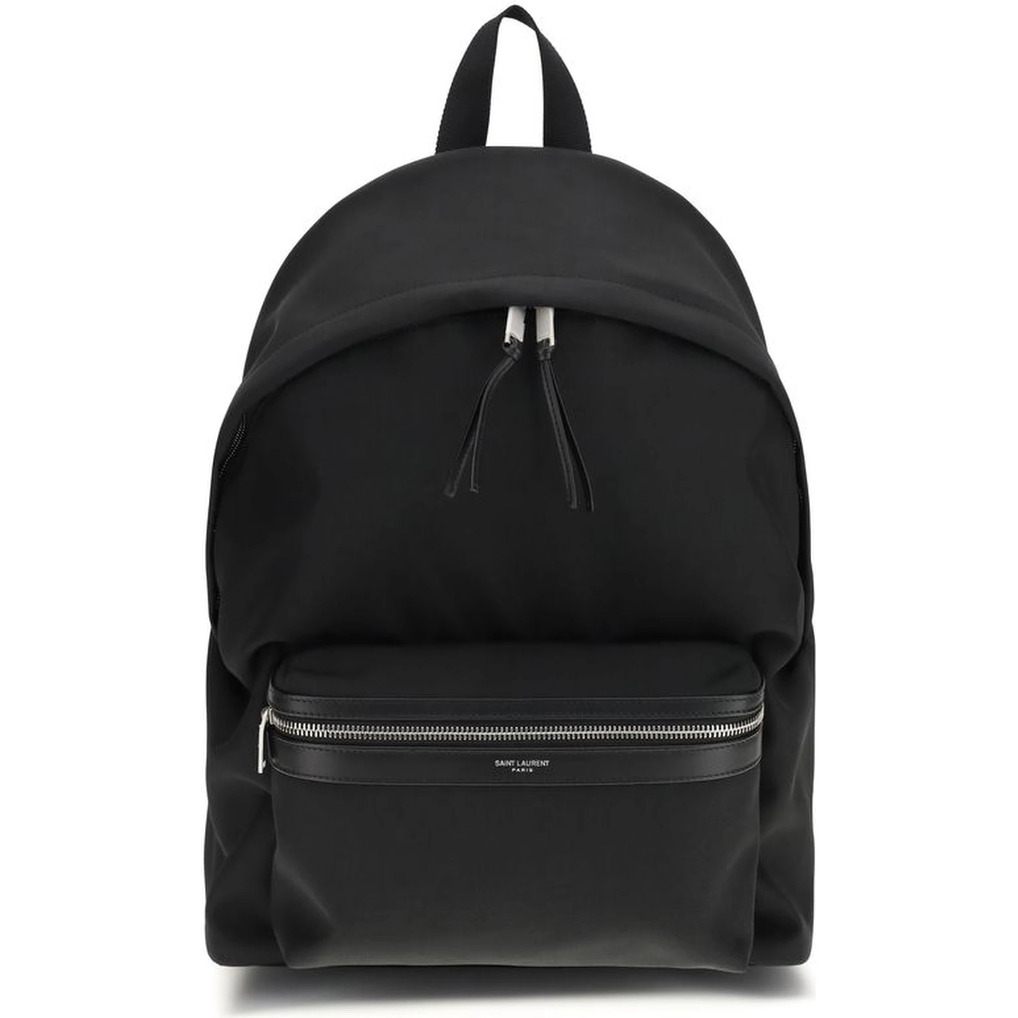 Black Fabric Backpack
