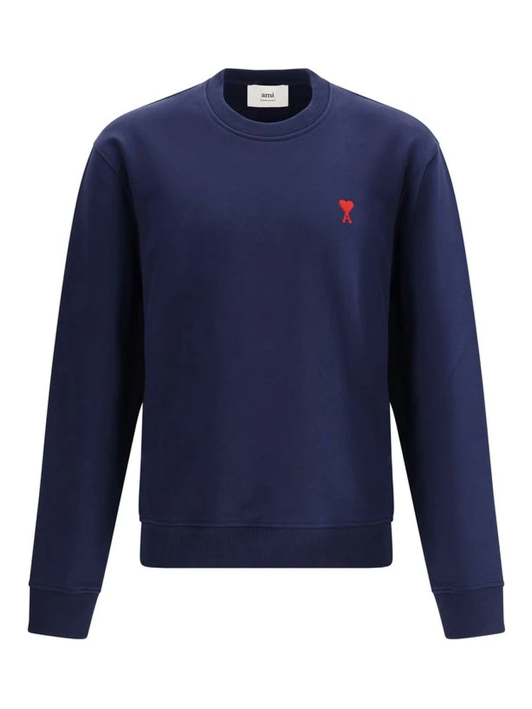 Blue Cotton Sweatshirt