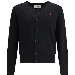 Black Wool Cardigan