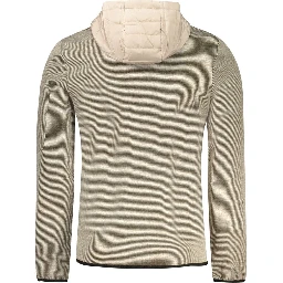 Beige Polyester Men's Jacket