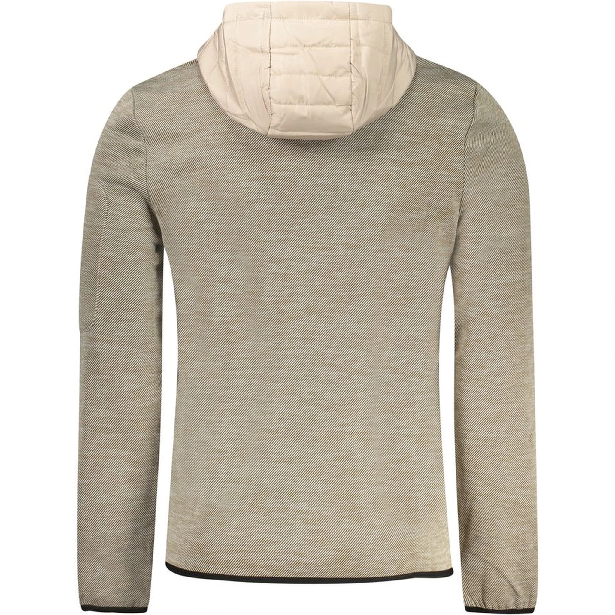 Beige Polyester Men's Jacket