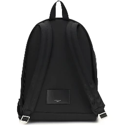 Black Fabric Backpack