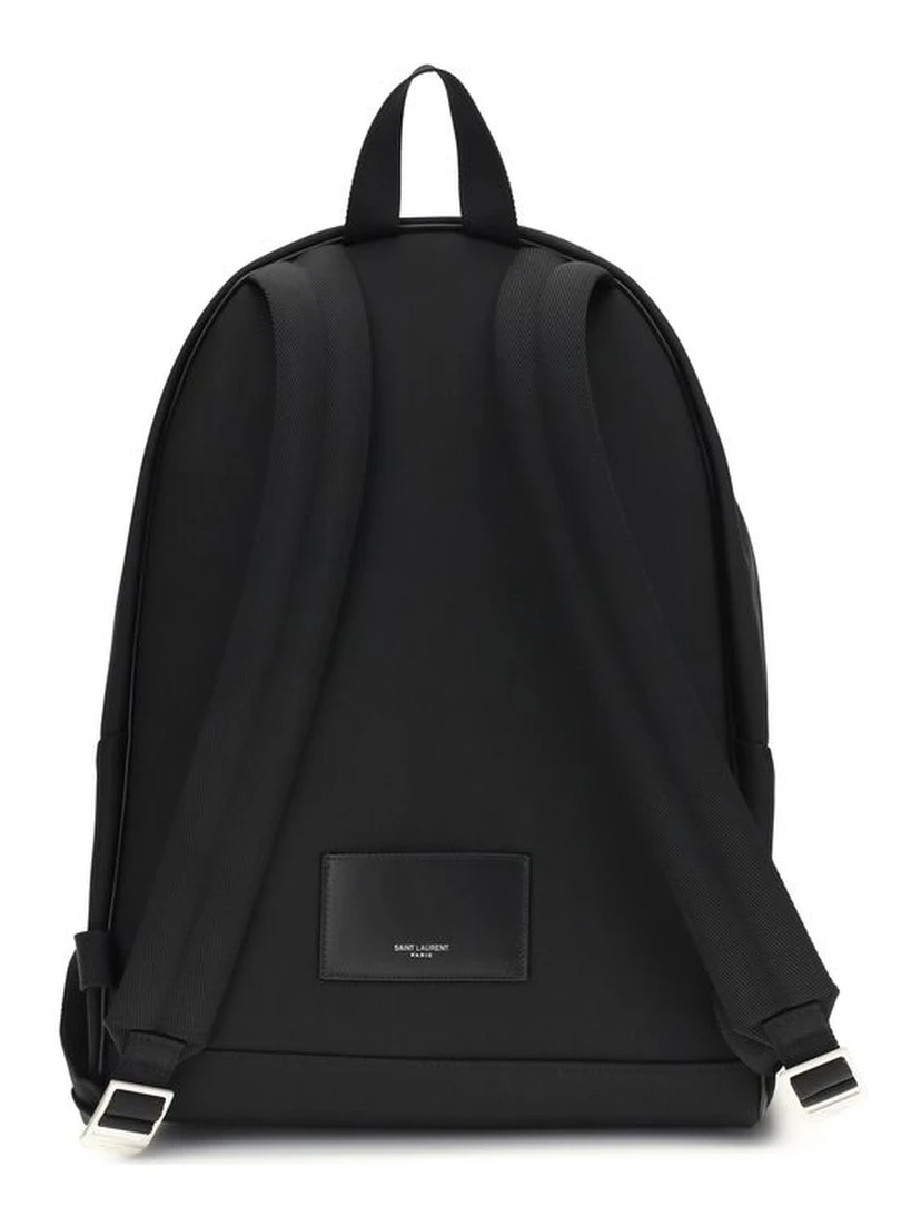 Black Fabric Backpack