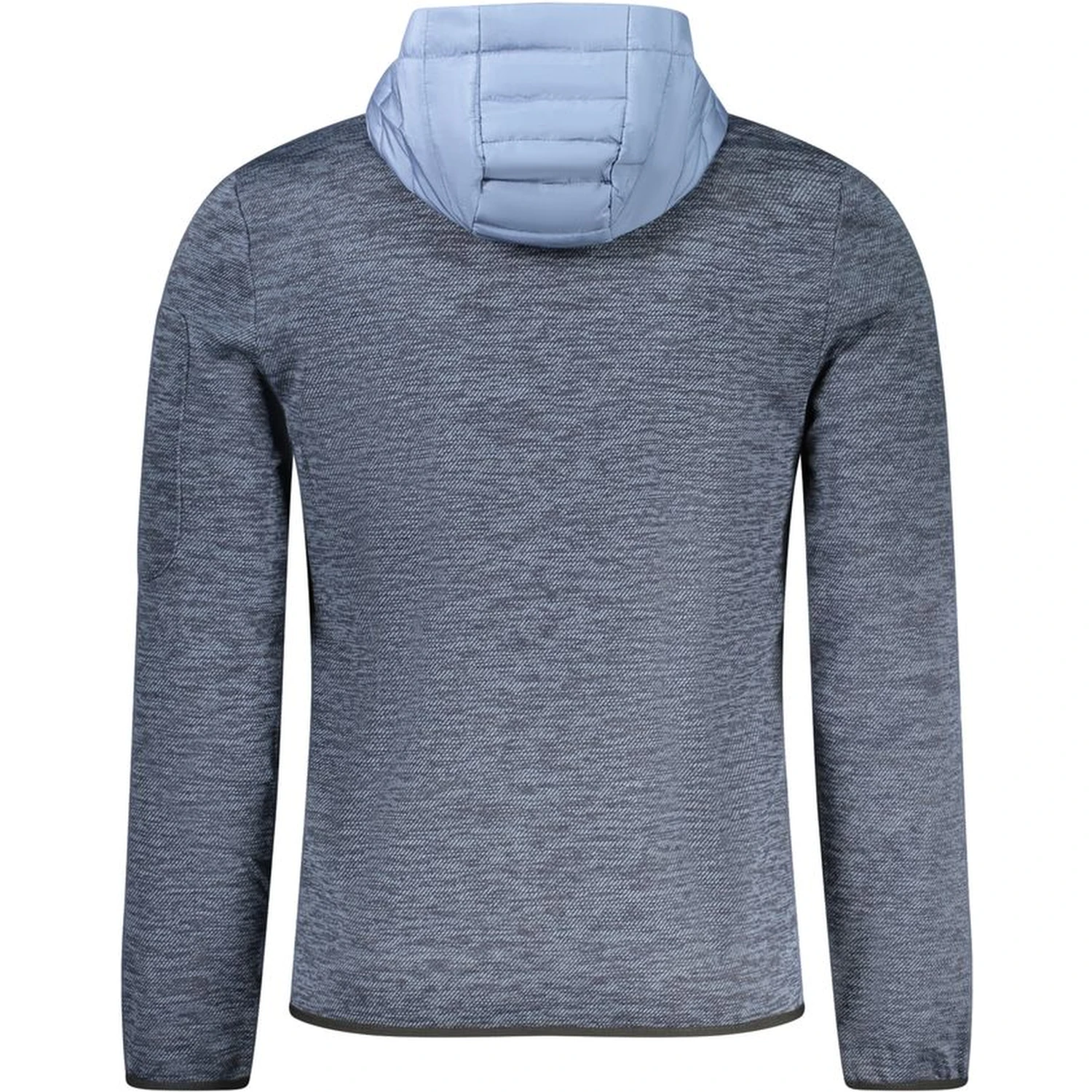 Blue Polyester Shell Jacket