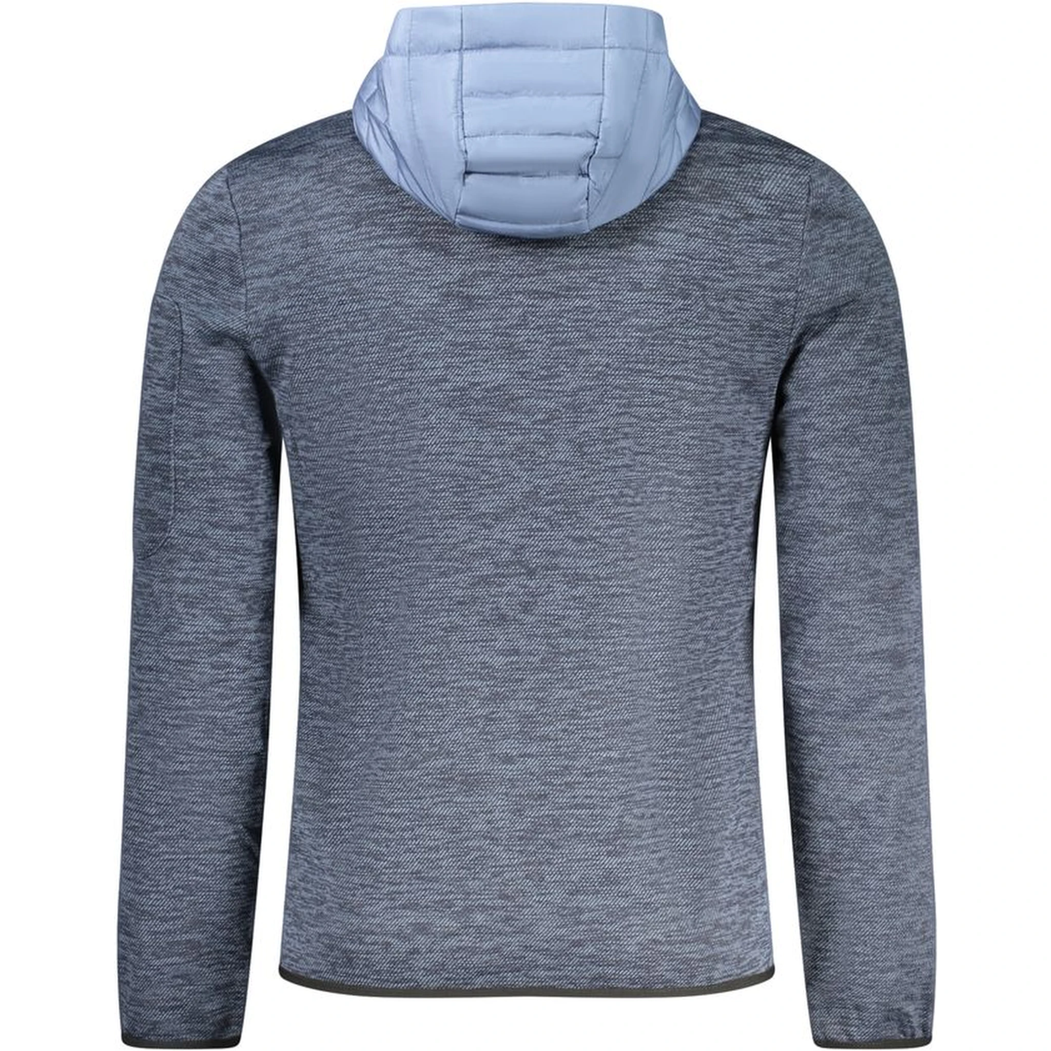 Blue Polyester Shell Jacket