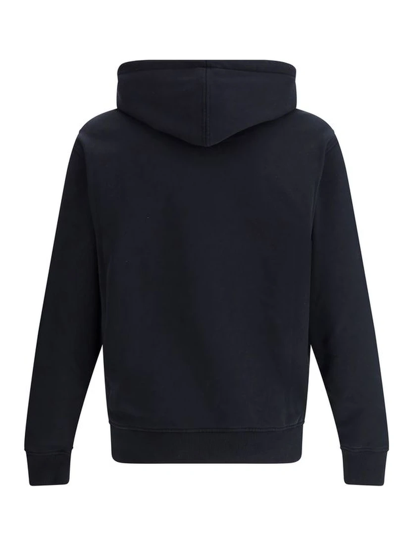 Black Cotton Sweatshirt