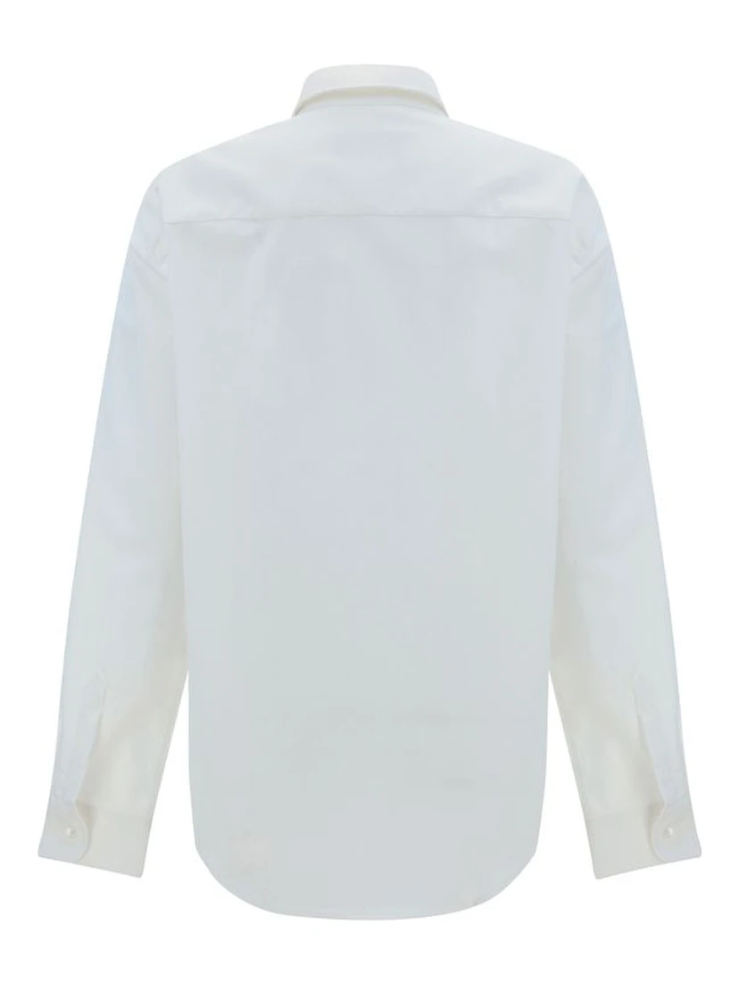 White Cotton Dress Shirt
