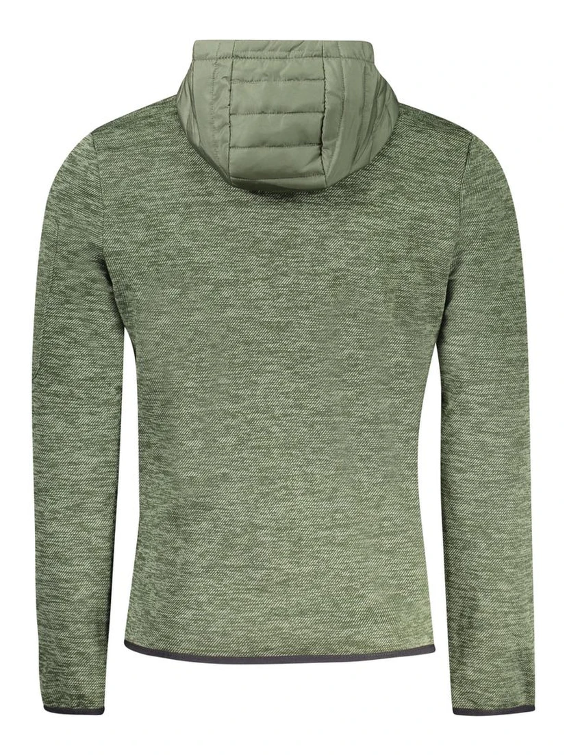 Verde Poliestere Uomo Giacca