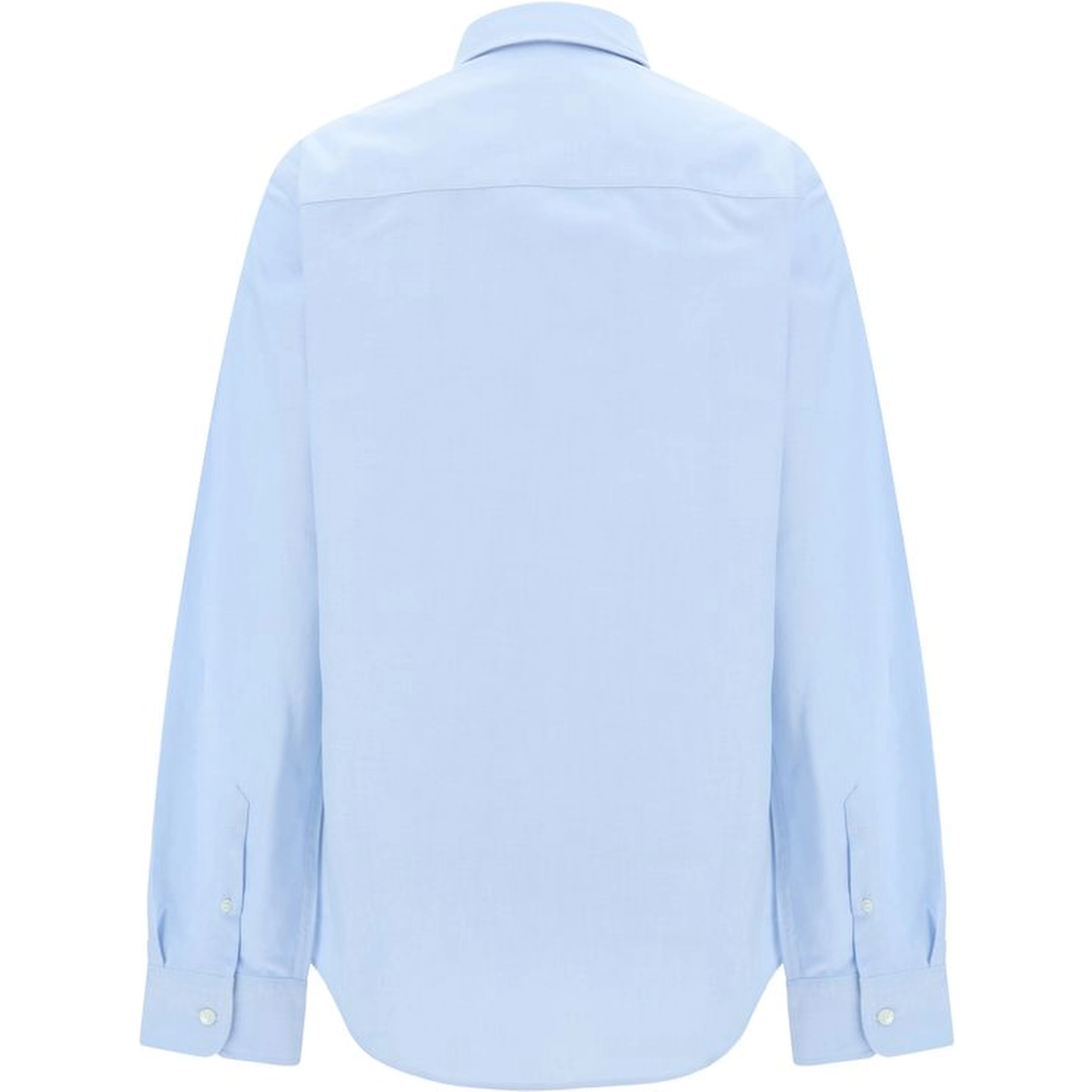 Blue Cotton Dress Shirt