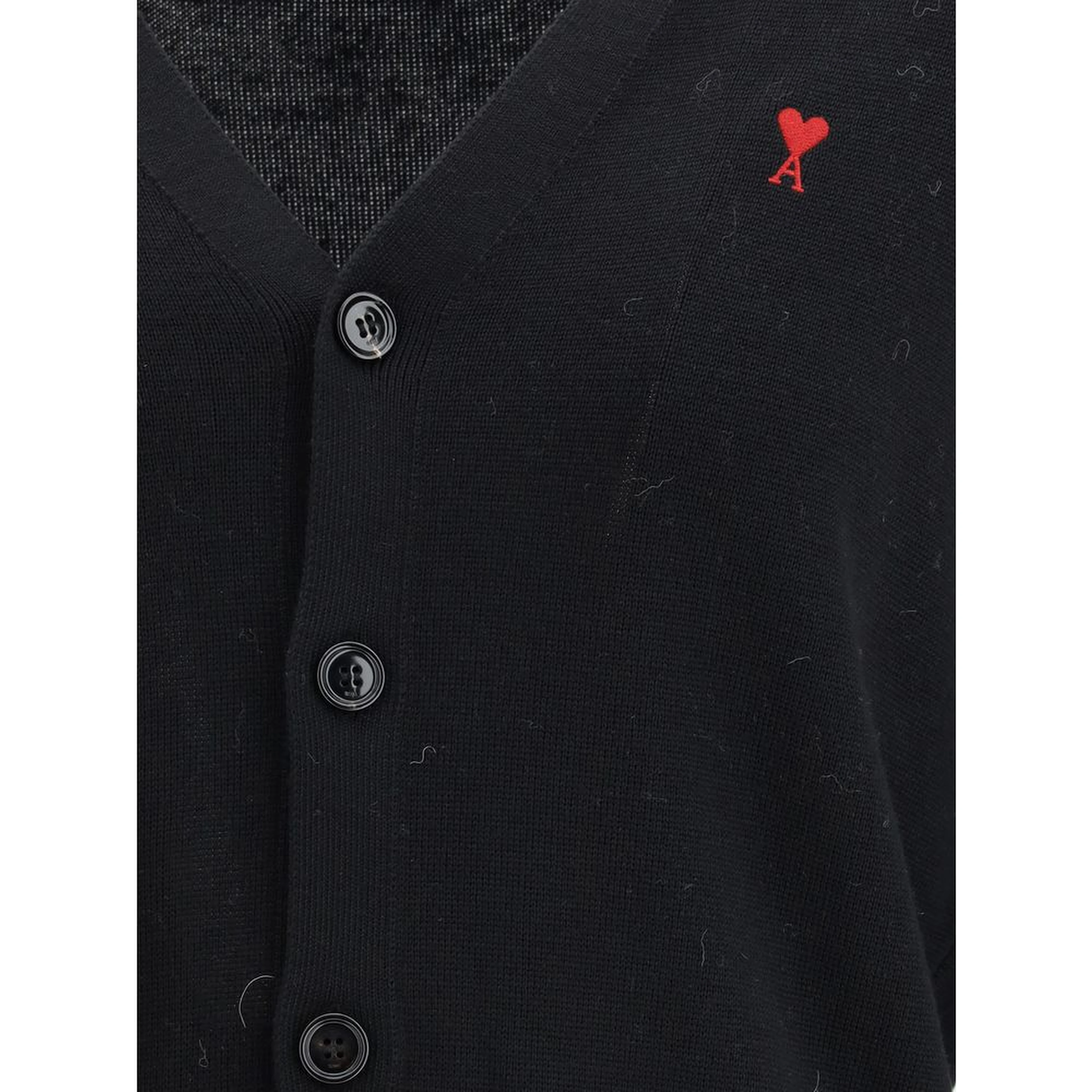 Black Wool Cardigan