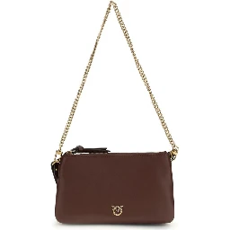 حقيبة كتف بوس توروس من جلد العجل البني