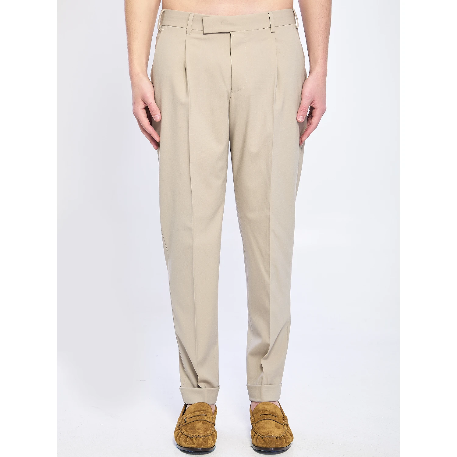 Rebel stretch virgin wool pants