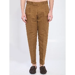 Rebel pants in linen and cotton