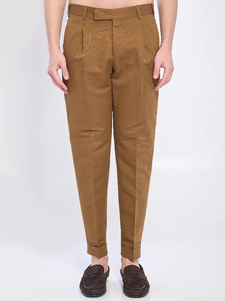 Rebel pants in linen and cotton